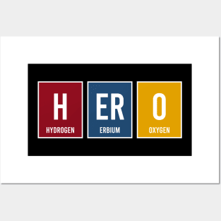 Hero Chemistry Periodic Table Posters and Art